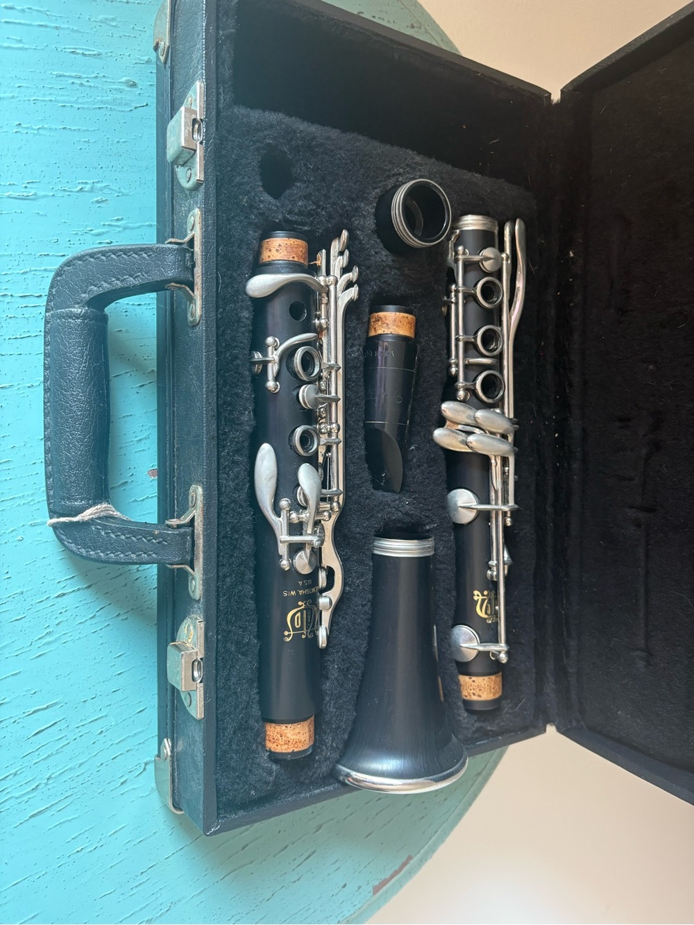Vintage Vito 7214 Resonite Bb Soprano Clarinet with Case